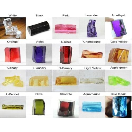 Factory Sell Synthetic Gemstone Big Size AAAAA Different Color Cubic Zirconia Rough