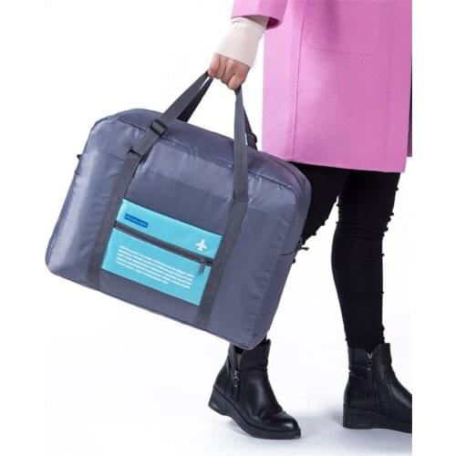 Women Folding Travel Bags 2019 Fashion Design Large Capacity Luggage Duffle Bags Casual Handbag Men Travel Bag 32L