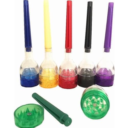 13.5*3cm New Aluminum Metal Grinder Crusher Crank Leaf Tobacco Smoke Spice Herb Muller Machine Herb Gift