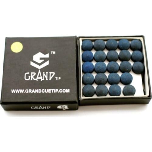 20pcs in a box 10mm grand tips snooker pool cue tips made in China freeshipping