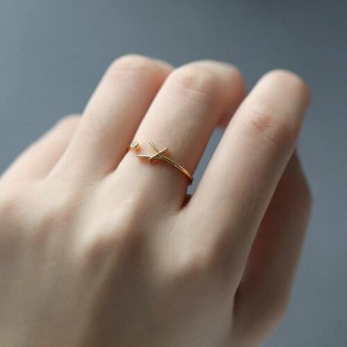 2020 Trend Korean Style Initial Ring A-Z Alphabet Ring For Women Stainless Steel Ring Wedding Jewelry Couple Rings Anillos Mujer