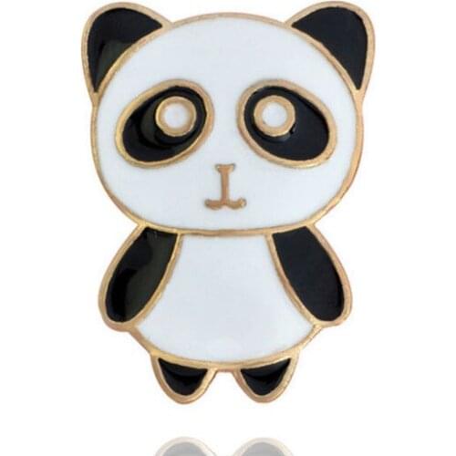 2021 Penguin Panda Brooches Pins For Women Men Vintage Palm Crystal Jean Shirts Suits Lapel Pin Retro Broche Accessories Gift