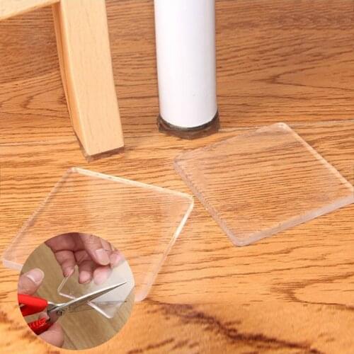 4pcs Washing Machine Refrigerator Chair Mat Shockp Mat Furniture Anti-slip Mat Rubber Foot Mat Table Mat Shockp Mat