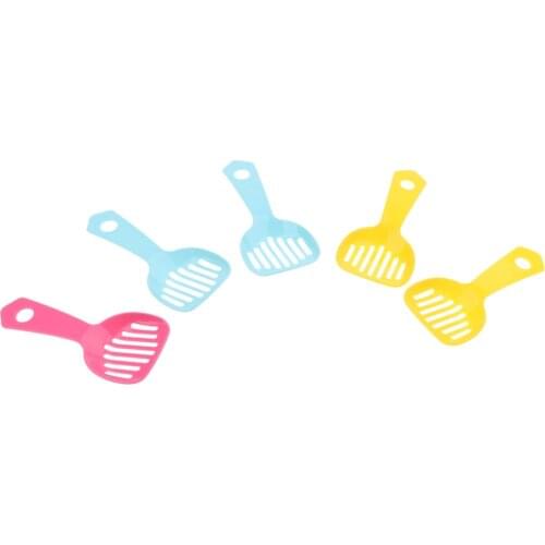 5x Pet Hamster Sand Waste Scooper Shovel Litter Scoop Cleaning Tool