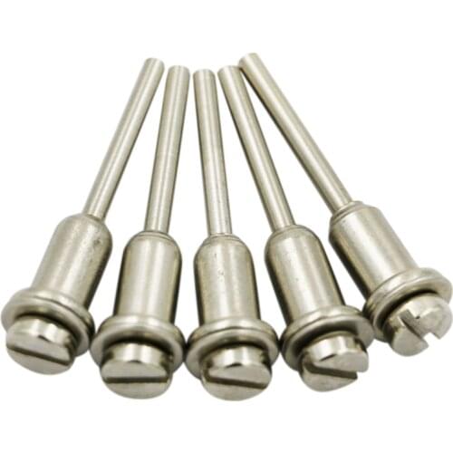 5Pcs/Lot 3.17Mm Shank Mandrel Hss Cutting Arbor Fixed Cut-Off Wheel Disc Holder Screw Mandrels For Dremel Jun13