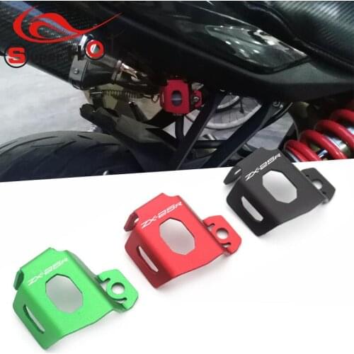 For Kawasaki ZX-25R ZX 25R ZX25R 2020-2021 Motorcycle Accessoires Rear Fluid Reservoir Guard Cover Protector logo(ZX-25R)