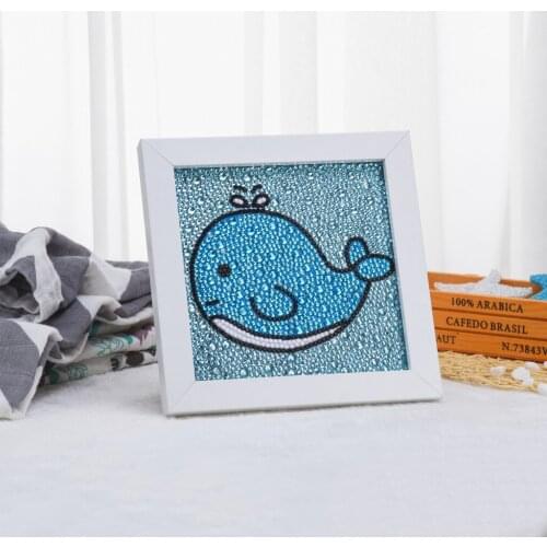 5D DIY Cartoon Diamond Embroidery Special Shaped Diamond Painting Full Drill Rhinestone Dolphin Kids Gift Home Decor