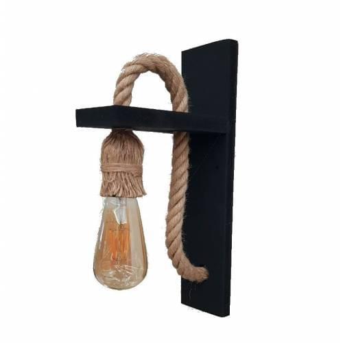 Applique wood rope wall lighting Chandelier home Room Decor Garden For