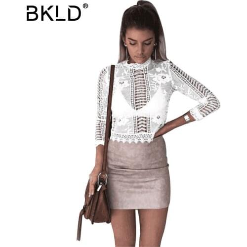 BKLD Black And White Blouses