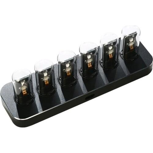 IPS Nixie Tube Digital Clock Mobile APP Control Photo Display Creative Retro Desktop Decoration Gift,Best Boyfriend Gift