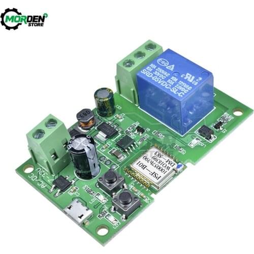 DC5V-32V Self-locking Intelligence WiFi Relay Module Wireless WIFI Module Things Smart Home Remote Control Switch