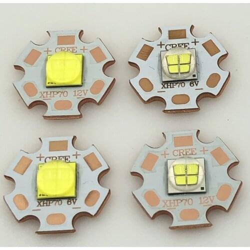Epileds 7070 20W 12V 6V Led replace Cree MKR XHP70 XHP50 LED Emitter 6500K