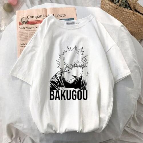 My Hero Academia Anime T Shirt Kawaii Todoroki Shoto Women Tops Bakugo Katsuki Harajuku Summer Boku No Hero Graphic Tees Tops