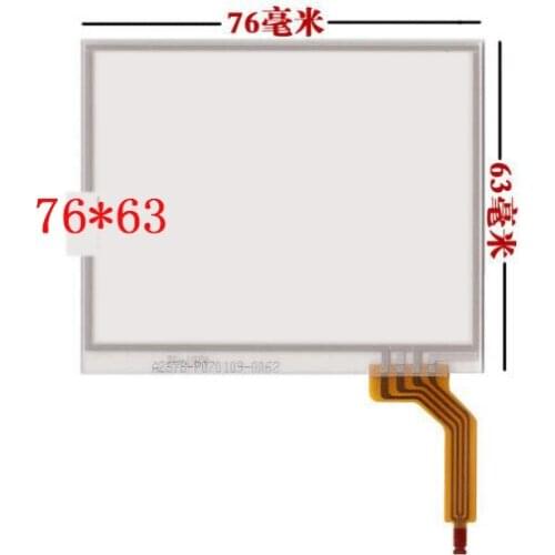 3.5''inch touch-screen interface to pda small card scanner with the Western European LCD external screen handwriting 76*63