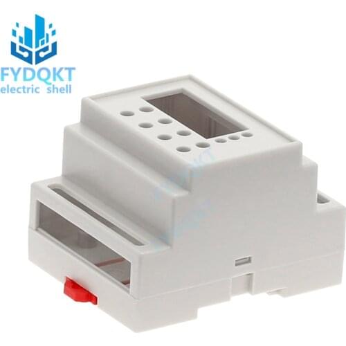 1PC DIN Rail PLC Junction Box Plastic Electronics Box Chassis case 88x72x59mm 35-Rail Appliances Meters Shell