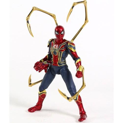 Marvel Avengers Endgame Iron Spiderman Collectible Action Figure Model Toy 20cm