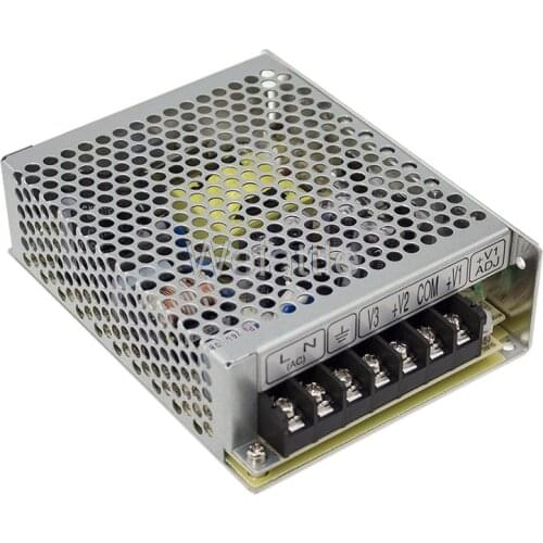 MEAN WELL original NET-50B 50W +5V 5A , +12V 2.5A , -12V 0.7A , Triple Output Switching Power Supply AC-DC 3 Way