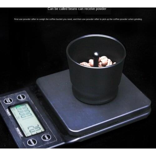 Bean Grinder Powder Cup Italian Ek43 Powder Cloth Device Coffee Handle Set Powder Powder Device Anti Fly Powder Coffee Tool