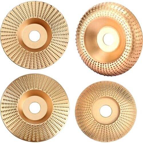 NEW-4PC Angle Grinder Tungsten Shaping Disc Wheel Grinder Disc Carving Abrasive Disc for Wood Angle Grinder Polishing Art