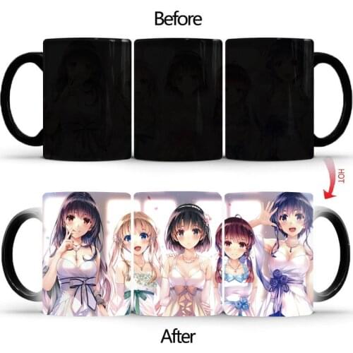 Seduction picture Mug Color Changing Magic Mug Heat-sensitive Reactive ceramic coffee tea milk cup best gift for friend BSKT-059