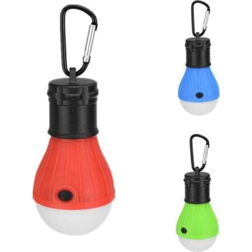 Portable Handy LED Bulb Light Hook Tent Lamp Outdoor Soft Emergency Tent Light Energy Saving For Camping Hunting Lighting home