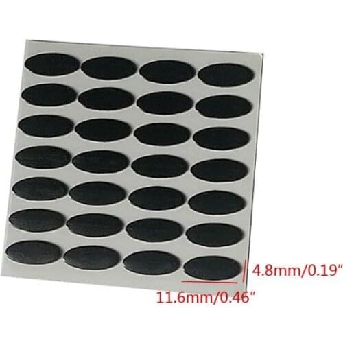 28Pcs 0.6mm Thickness Replacement 11.6x4.8mm Mouse Feet Mouse Skates For A4tech X7 X-760 XL-760 Mouse N2UB