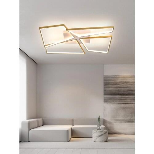 Light luxury living room lamp 2021 new lamp modern simple atmosphere ceiling lamp combination whole house package bedroom lamp