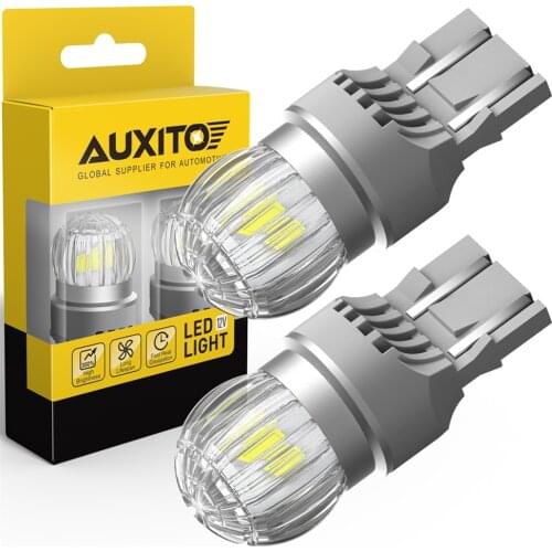 AUXITO 2x 1156 1157 3157 T25 Turn Signal Lamp W16W T15 LED Bulb 7443 T20 Backup Lamps Tail Reverse/Parking Light Amber Red White