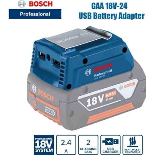 Bosch GAA 18V-24 Bosch Power Tools Power Bank Adapter Battery Power USB Converter