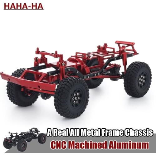 1/24 RC Crawler All Metal Chassis Assembled for Axial SCX24 AXI90081 Deadbolt AXI00001 1967 Chevrolet C10
