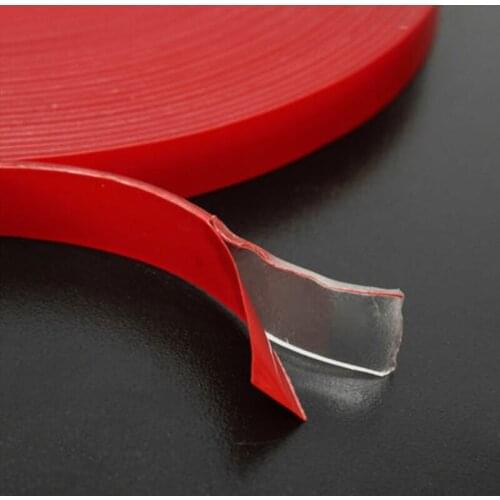 1PC Double-sided 12 Widths Strong Clear Transparent Acrylic Foam Adhesive Tapedouble Sided Adhesive Tape Wall Stickers Adhesives