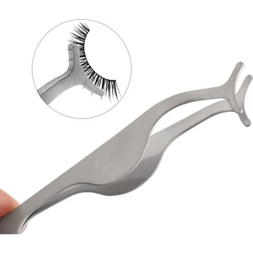 1pcs Pro Eyelash Curler False Fake Eyelashes Clip Stainless Steel Eye Lash Eyelash Curler Applicator Beauty Makeup Cosmetic Tool