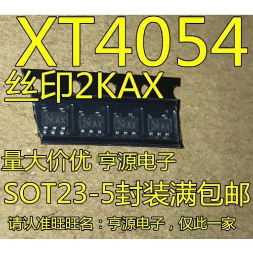 10PCS XT4054K421MR-G XT4054 2KAX SOT23-5 IC