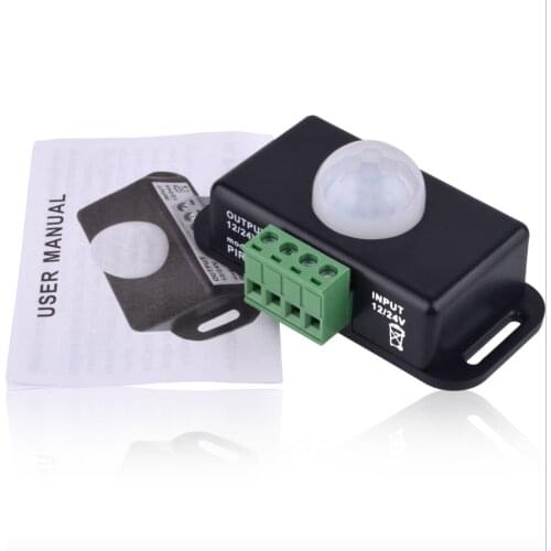 10pcs a lot, LED PIR Sensor Module for LED Strips light lamp, time delay