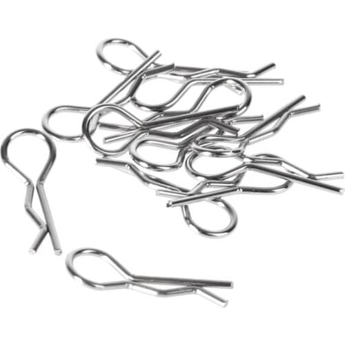 12Pcs Body Shell Clips Pin Stainless Steel For HSP Redcat HPI RC 1/10 Model Car F1CB