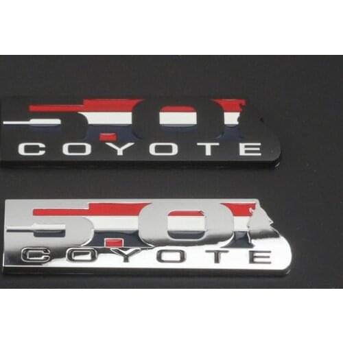 3D Metal Auto Modified 5.0 Car Trunk Side Seal Decal Badge Car Accessories