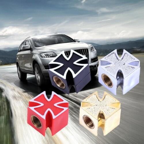4pcs/lot New Universal Cross Style Car Bike Tire Wheel Valve Caps Covers Car Styling Bicycle Motorcycle ATV wheel Stem Caps