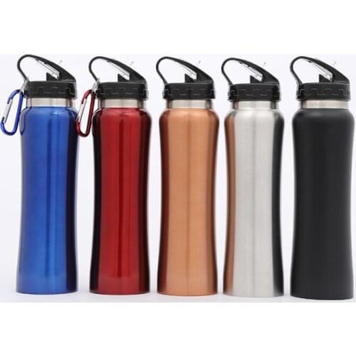 50pcs fashion 500ml 17oz Water Bottle Stainless Steel Beer Vacuum flask Double Wall Insulated Outdoor Thermal Insulation Bottle