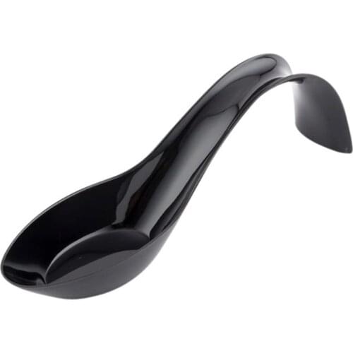 Promotion - Party Wedding Supplies, Disposable Plastic Tableware, 128*32mm Black Dessert Spoon, 20/Pack