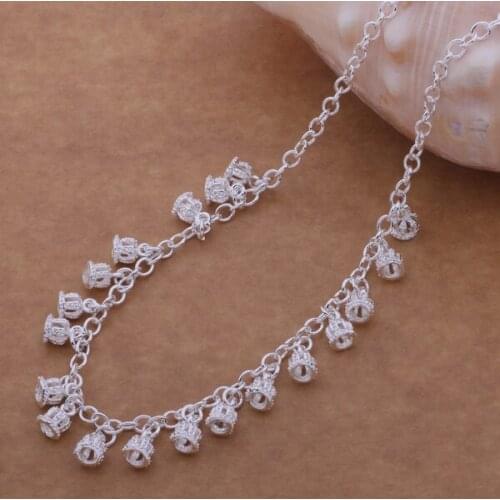 AN529 Hot sterling Necklace fashion jewelry pendant /avtajnaa baxajsea silver color