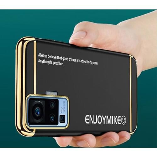 Luxury Matte PC Phone Case For Vivo X50 X60 Pro Plus S1 V15 Pro V9 Y12 Y17 Y19 Y20 Y30 Y50 S6 S7 S9 Cover Case Hard 3 IN 1 Coque