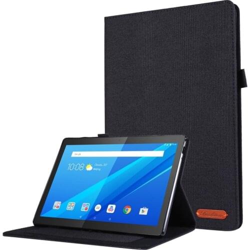 Cloth pattern book style tablet case For Lenovo Tab P10 TB-X705F TB-X705L 10.1 inch Stand Cover with Card slots