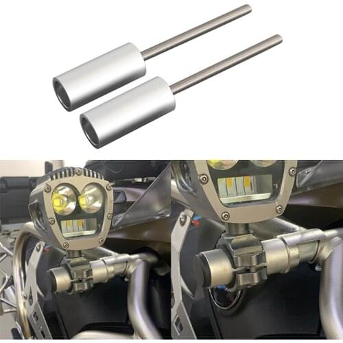 Areyourshop 1 Pair Auxiliary Light Extend Rod Fit for BMW R1200GSA 2014-2018 R1250GSA 2018-2021 Motorcycle Accessories Parts