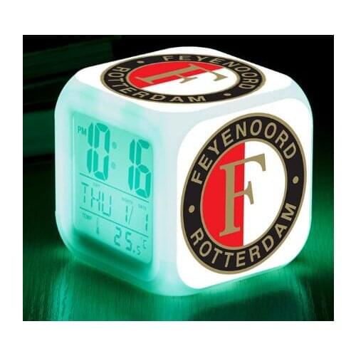 FC Utrecht Digital Clock Holland Soccer Club LED Alarm Clock Reloj Despertador Reveil Enfant Night Light LCD Display Watch
