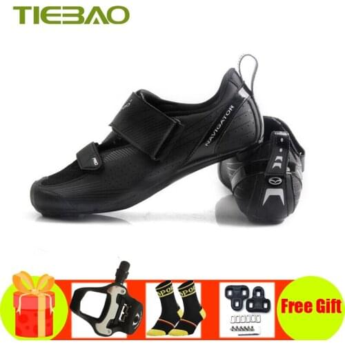 Road Cycling Shoes Men Bicicleta Triatlon Riding Bicycle Sneakers Breathable Self-locking Racing Bicycle Footwear Outdoor Riding