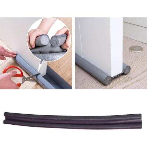 Hot Sales Twin Door Draft Dodger Guard Stopper Energy Saving Protector Door Stopper Home Decoration 96cm