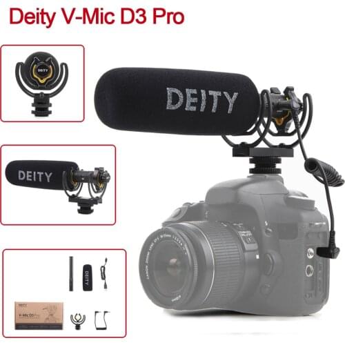 Deity V-Mic D3 Pro Microphone Super-cardioid Polar Pattern 15dBA MIC Studio Microphone Condenser Recording Studio V-Mic D3 Pro