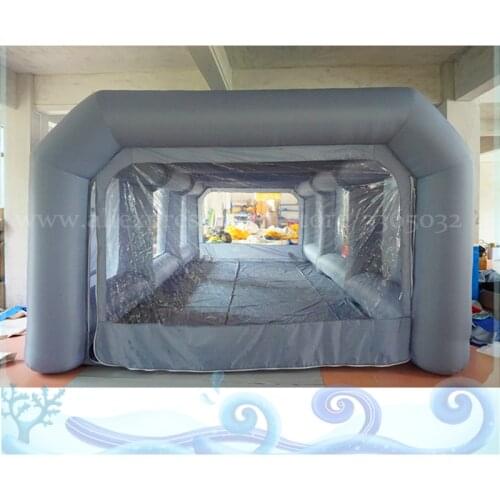 Customize Size Inflatable Carport Garage , Inflatable Car Tent, Easy Movable Inflatable Spray Painting Booth