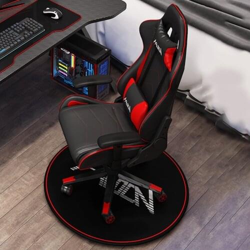 2020Hottest Gaming chair Black Red Cool Home Computer Chair White High Quality PU Leather OfficeChair Matchable Game Desk Option