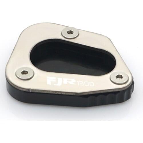 Stand Extension Support Plate Pad For YAMAHA FJR1300 FJR1300A FJR1300AS FJR 1300 Side Kickstands enlarger pad